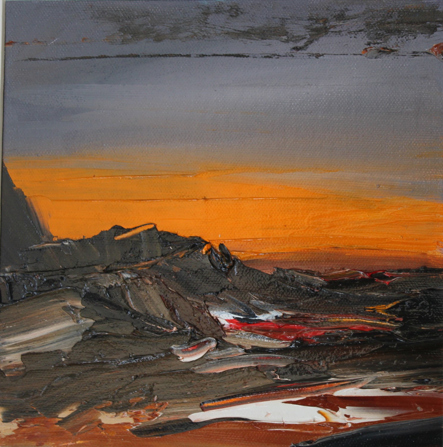 'Hillside by Sundown' by artist Rosanne Barr